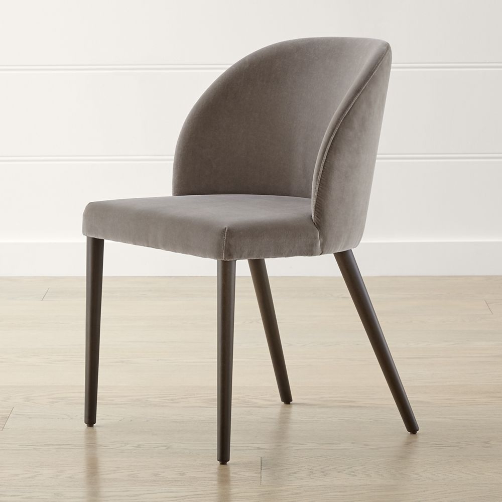 Camille Taupe Italian Dining Chair - Image 1