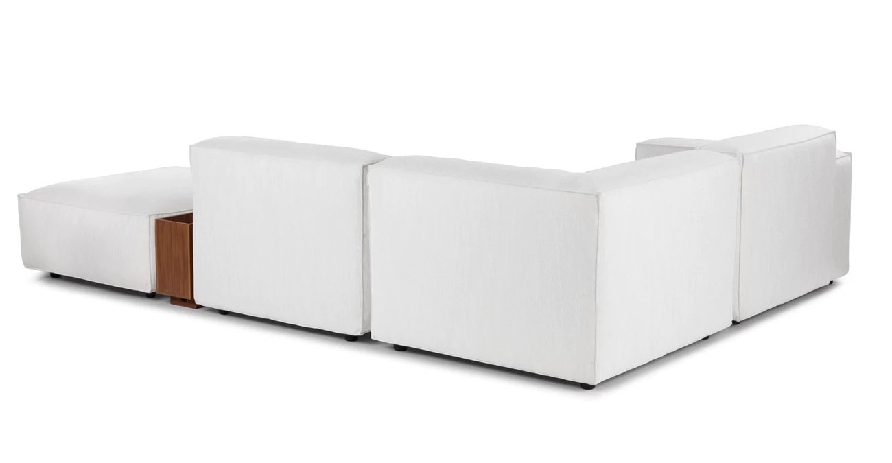 Solae Chill White Sectional - Image 3