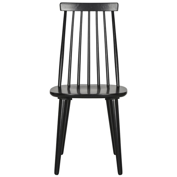 Teo Solid Wood Dining Chair in Black (Set of 2) - Image 9