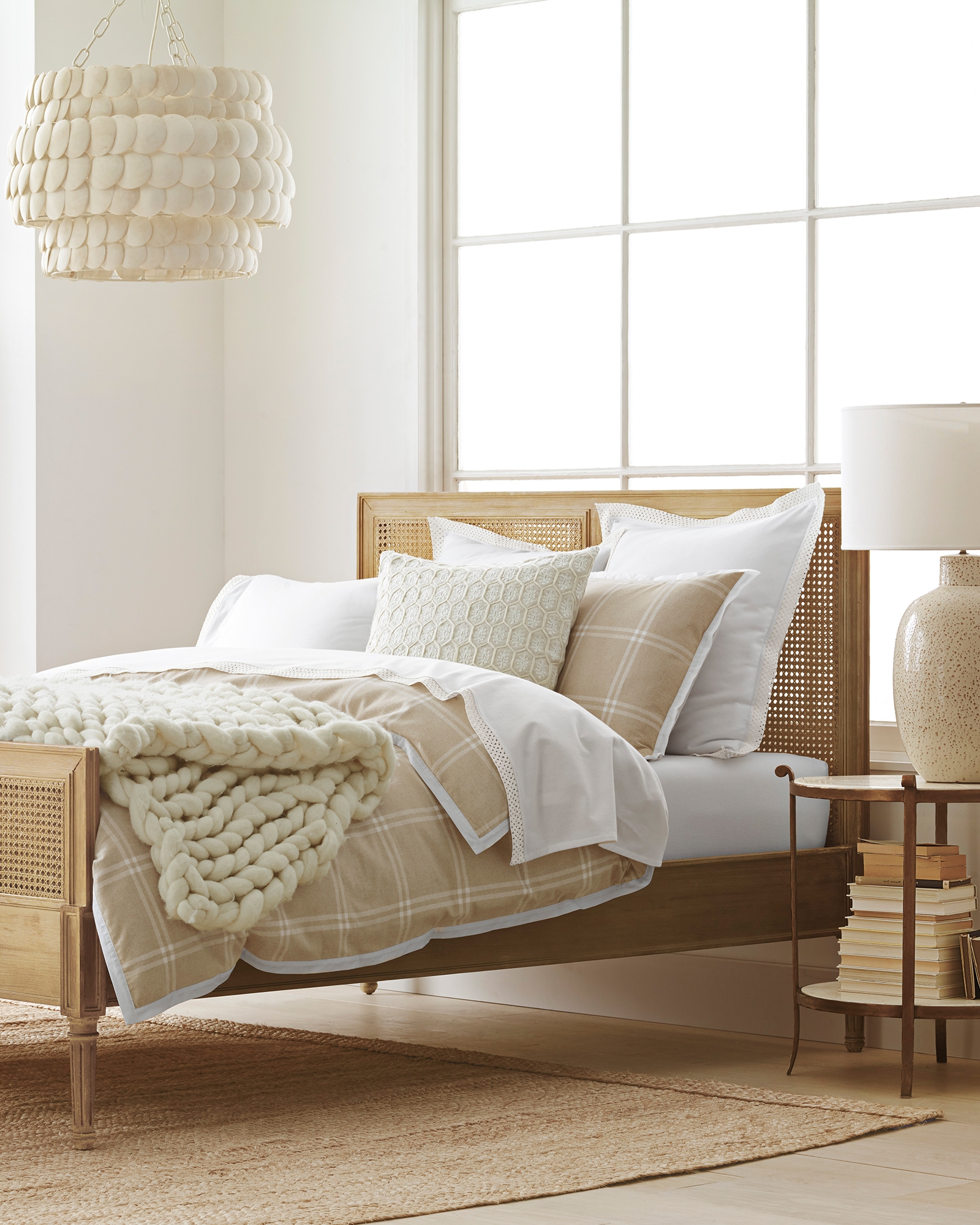 Harbour Cane King Bed - Natural - Image 1