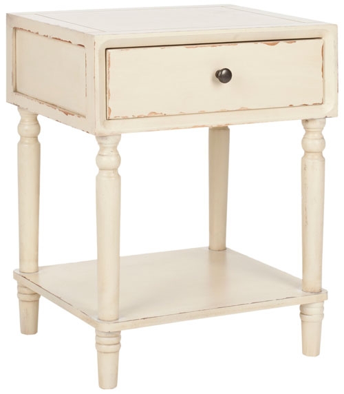 Siobhan Nightstand With Storage Drawer - Vintage Cream - Arlo Home - Image 4