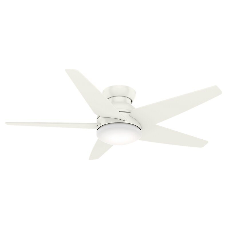 12.7" Isotope 5 Blade LED Ceiling Fan, Light Kit Included - Image 0