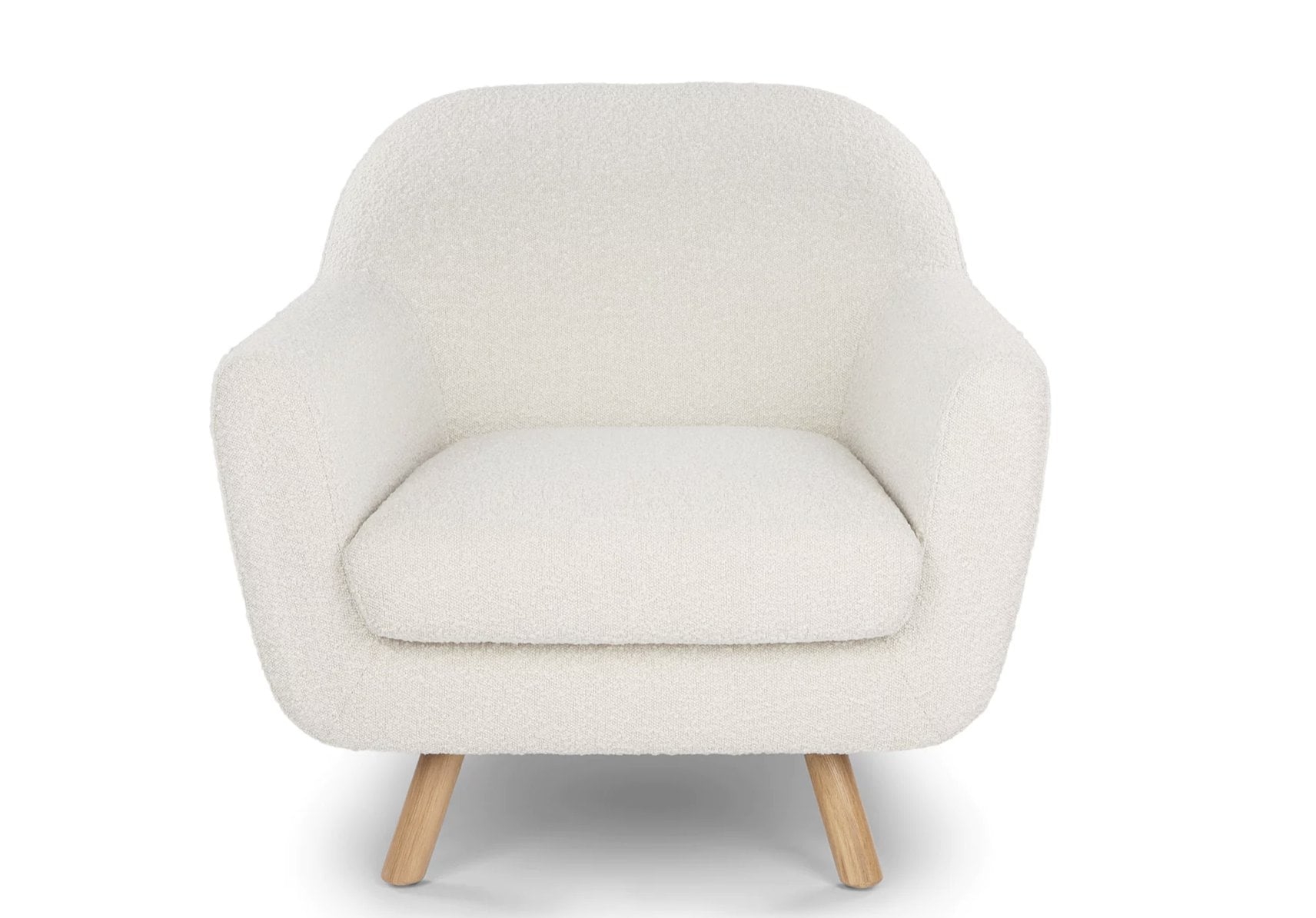 Gabriola Ivory Boucle Lounge Chair - Image 0