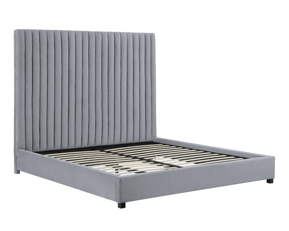 Abid Upholstered Platform Bed, Queen - Image 2