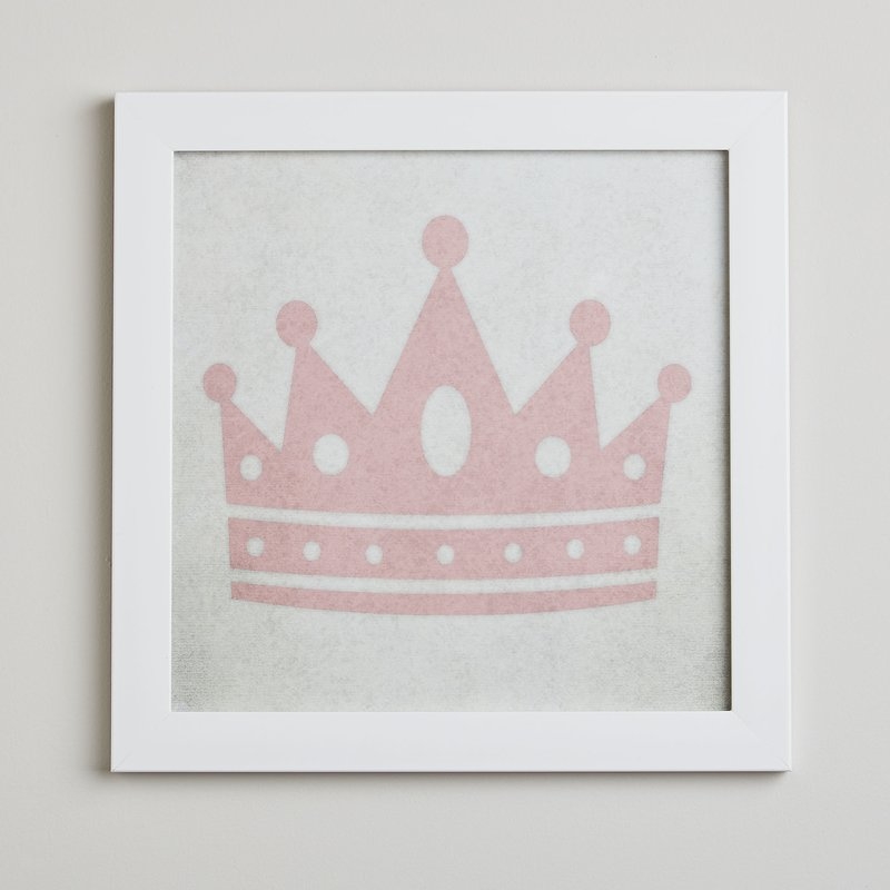 Sherborne Crown Princess in Pink Framed Art - Image 0