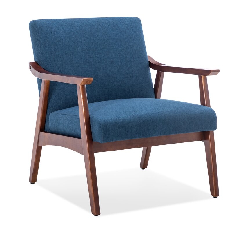 Dallin Arm Chair_ Navy Blue - Image 1