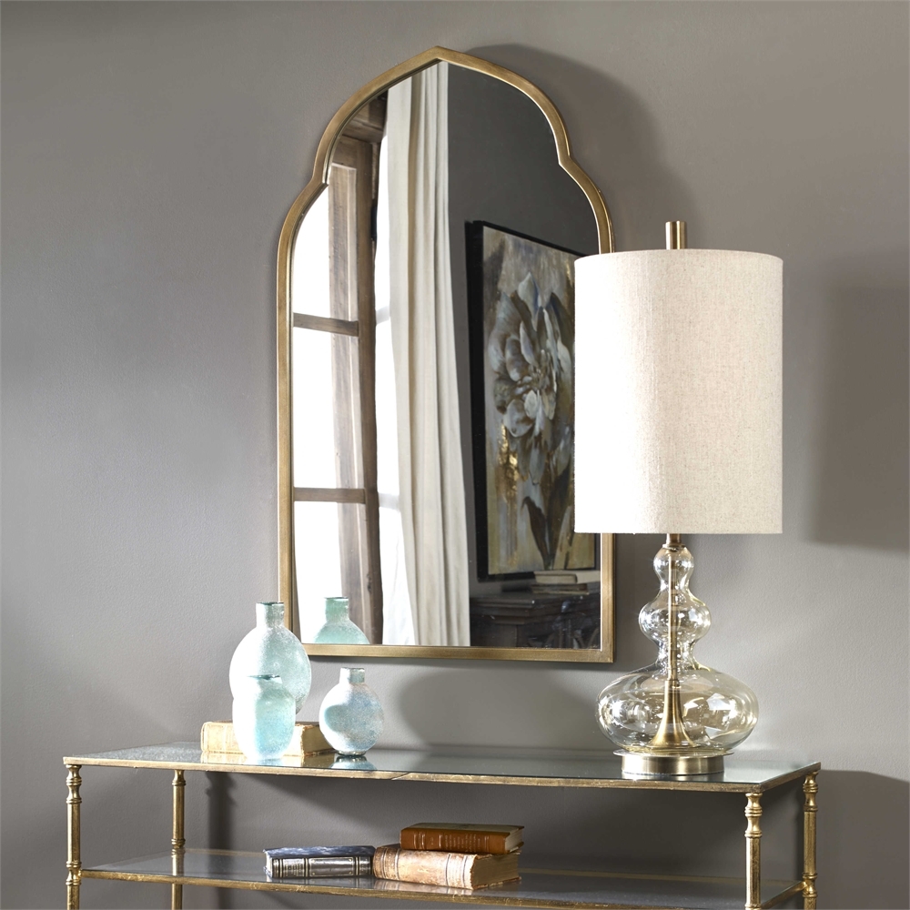 Kenitra Gold Arch Mirror - Image 1