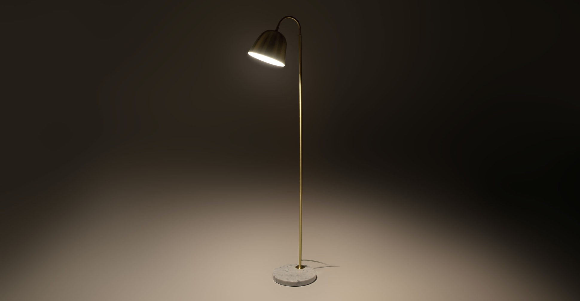 Lissom Brass Floor Lamp - Image 4