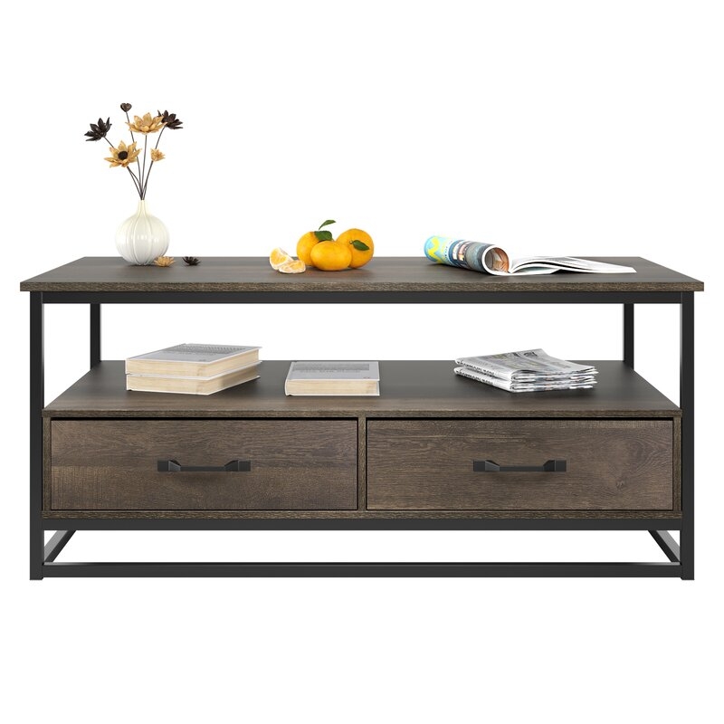 Southside Frame Coffee Table with Storage - Image 0