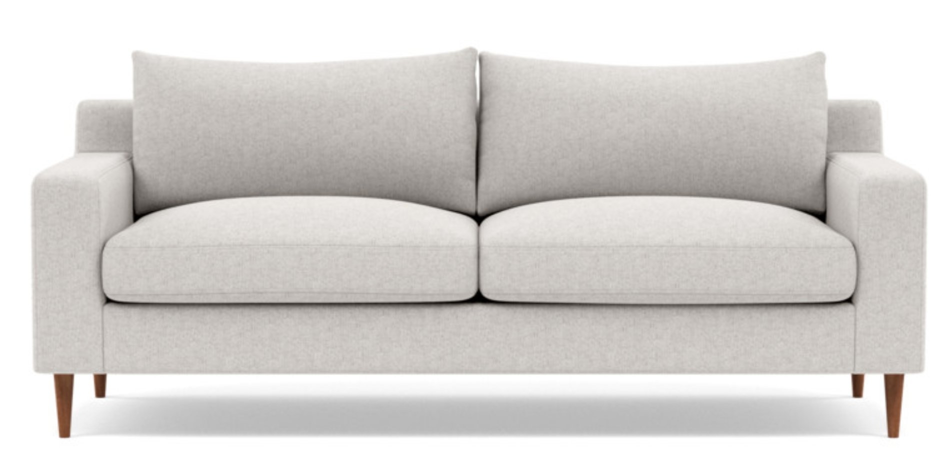SLOAN Fabric 2-Seat Sofa - 87" - Pebble (CUSTOM) - Image 0