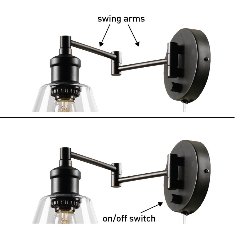 Aidan 1-Light Swing Arm Lamp - Image 9