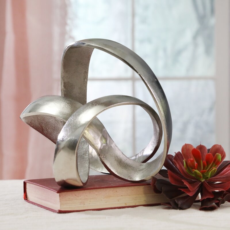 Verity Aluminum Knot Sculpture - Image 0