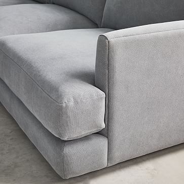 Haven Sofa, Performance Washed Canvas, Feather Gray - Image 6