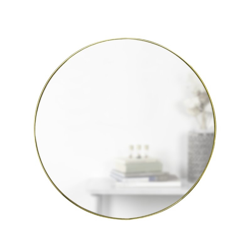 Hubba Modern & Contemporary Accent Mirror / Brass - Image 0