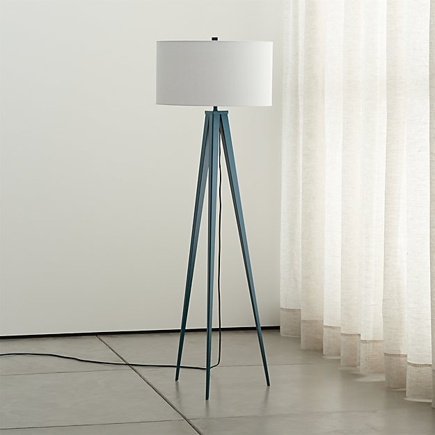 Theo Blue Floor Lamp - Image 0