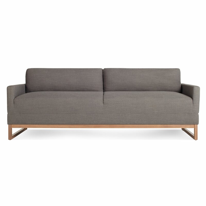80" Square Arm Sofa Bed - Image 1