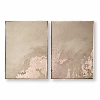 'Serenity' - 2 Piece Picture Frame Painting Print Set on Canvas - Image 0