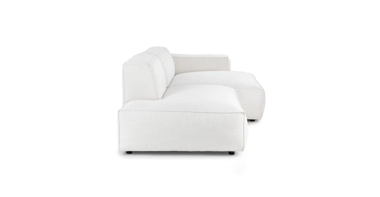 Solae Chill White Small Sectional - Image 2