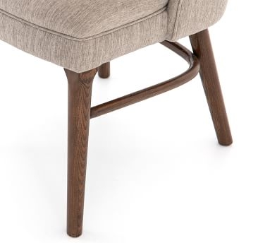 Manteli Upholstered Dining Chair, Savile Flannel &amp; Almond - Image 3