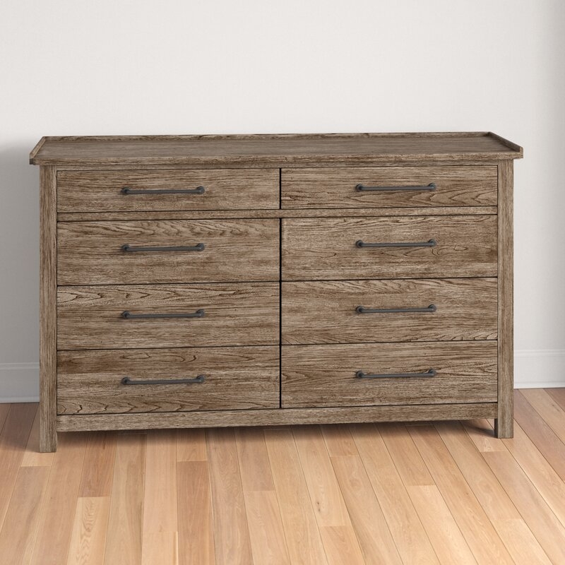 Brown Bartow 8 Drawer Double Dresser - Image 0