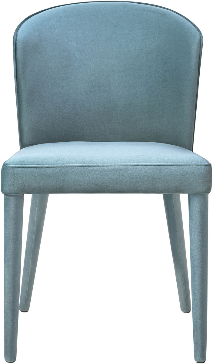 Metropolitan Sea Blue Velvet Chair - Image 1