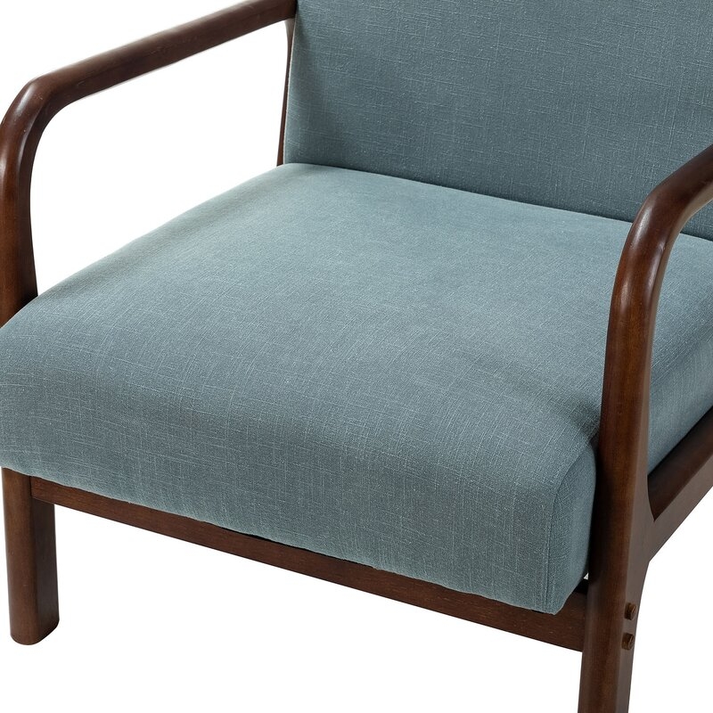 Amberly 25.5'' Wide Linen Armchair - Image 3