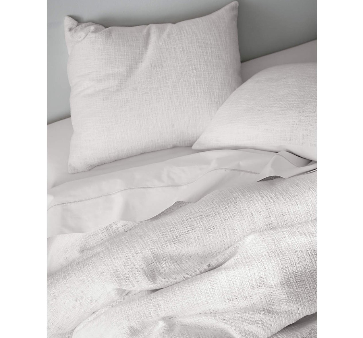 Lindstrom Cotton White King Duvet Cover - Image 1