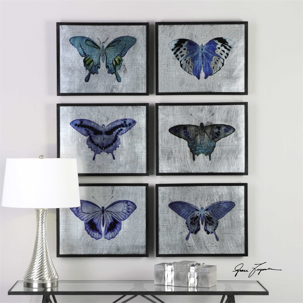 Vibrant Butterflies, S/6 - Image 1