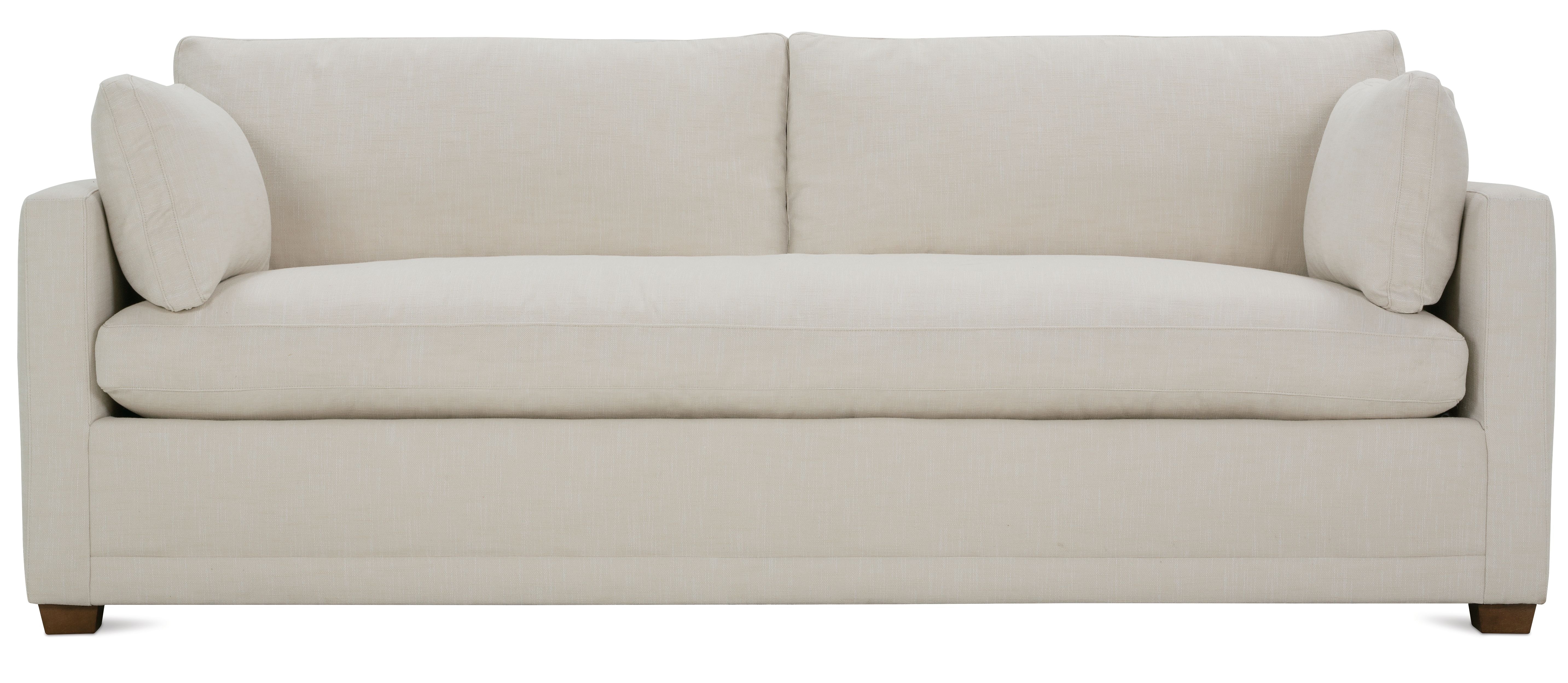Clarion Sofa, Bench Cushion, Natural, 88" - Image 0