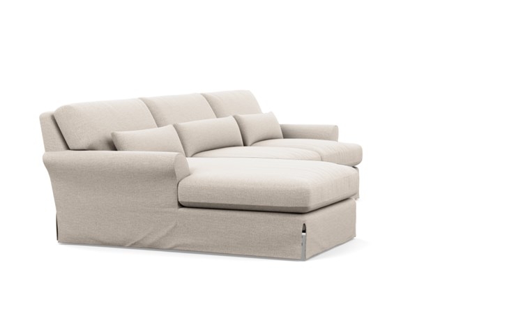 MAXWELL SLIPCOVERED Slipcovered Sectional Sofa with Left Chaise - Image 1