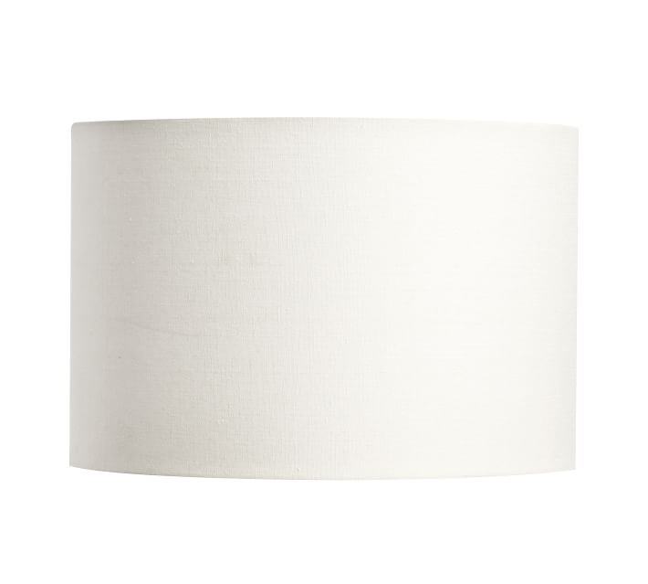 Gallery Straight-Sided Lamp Shade, Rolled Edge- Small - Image 0