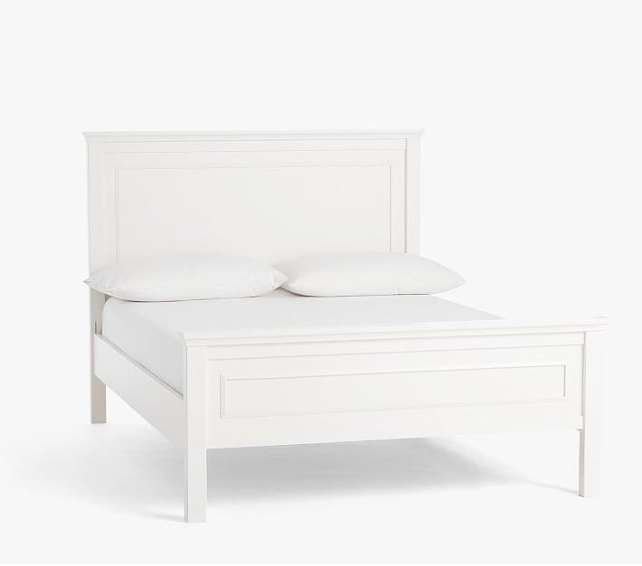 Fillmore Low Footboard Bed, Full, Simply White - Image 0