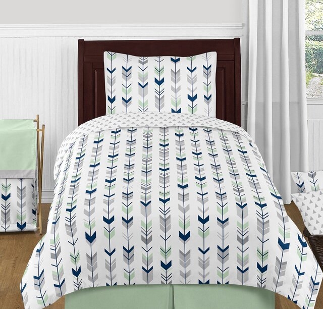 Mod Arrow Reversible Comforter Set - Image 1