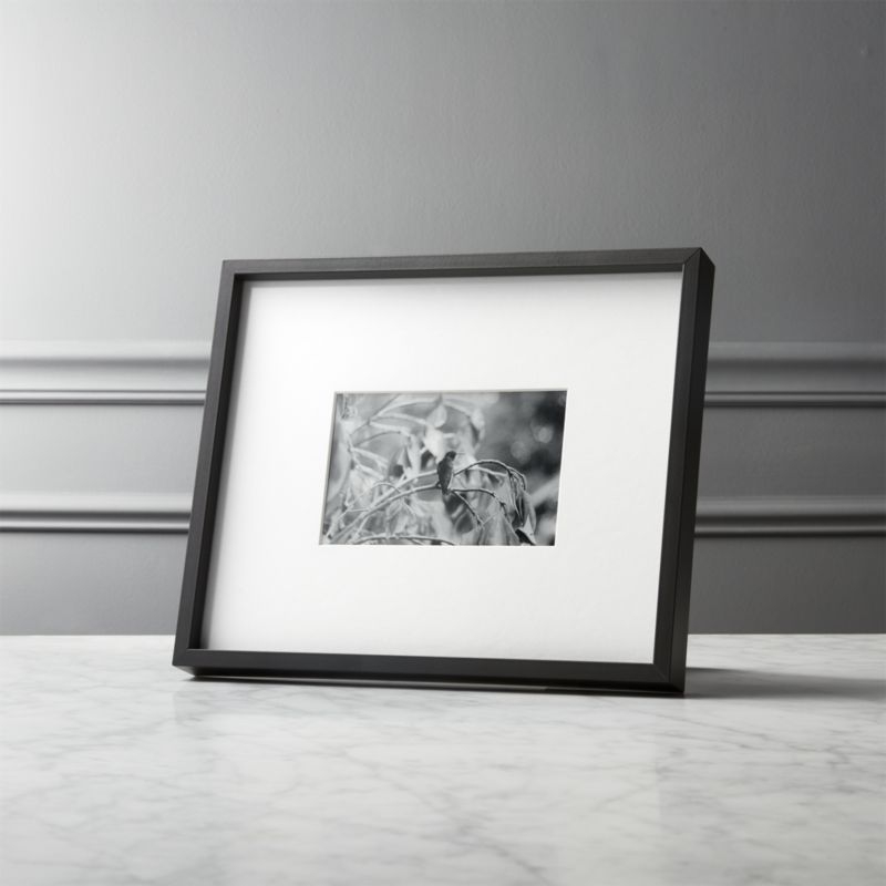 Gallery Black Frame with White Mat 5x7 - Image 4