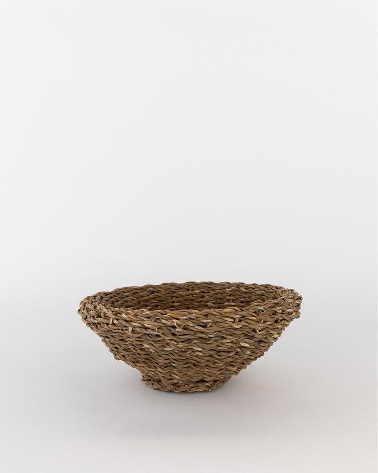 Organic Teak Wood Basket - Image 1