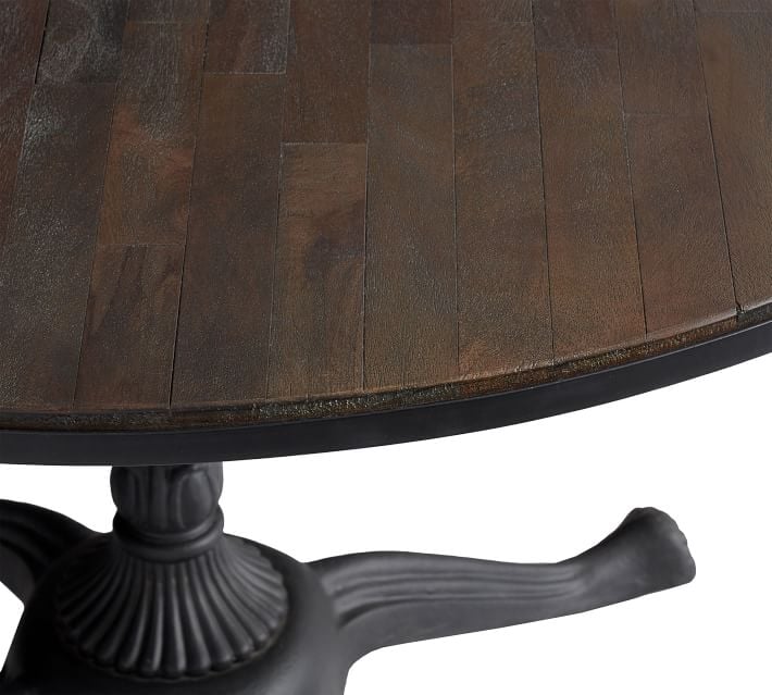 Rae Bistro Table, Rustic Wood - Image 1