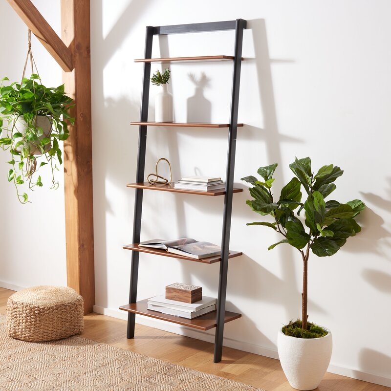 Dametris Solid Wood Ladder Bookcase - Image 0