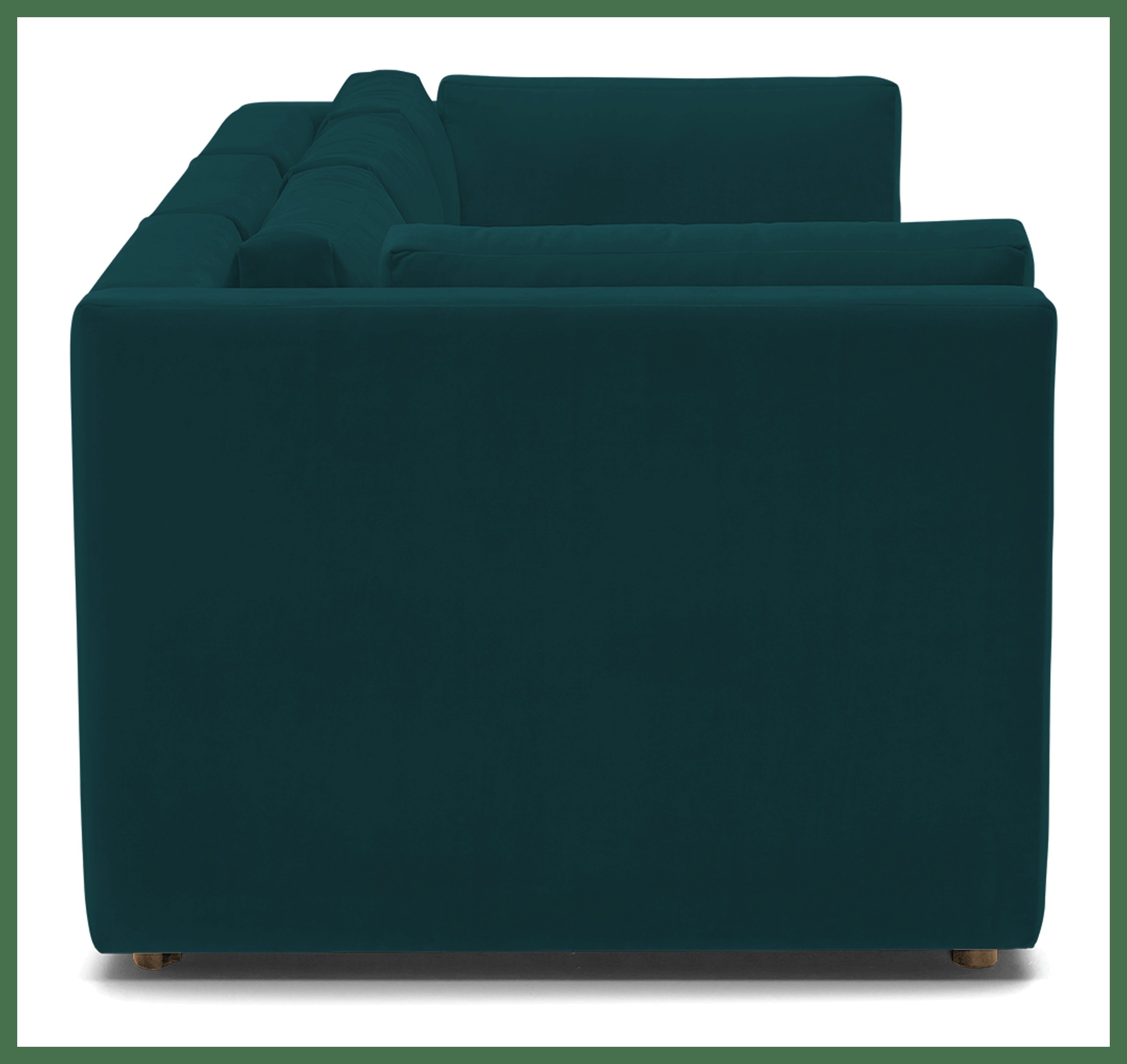 Daya Modular Sofa - Royale Peacock, pet-friendly velvet - Image 2