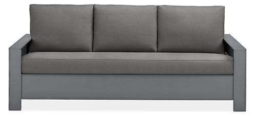 Rayo 92" Sofa in Sunbrella Canvas Fabric - Slate - Image 0