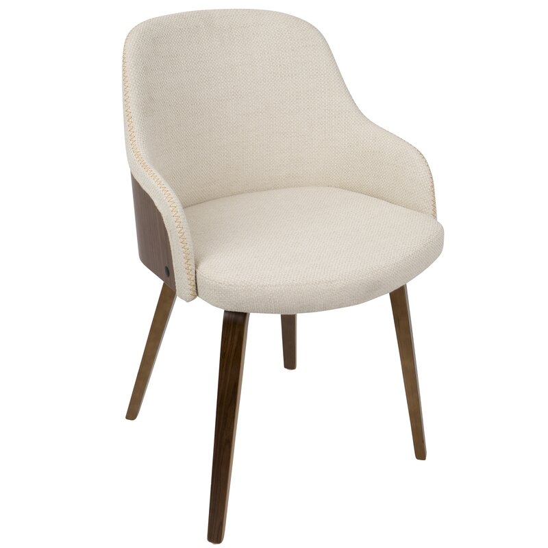 Brighton Mid-Century Modern Upholstered Dining Chair - Image 1