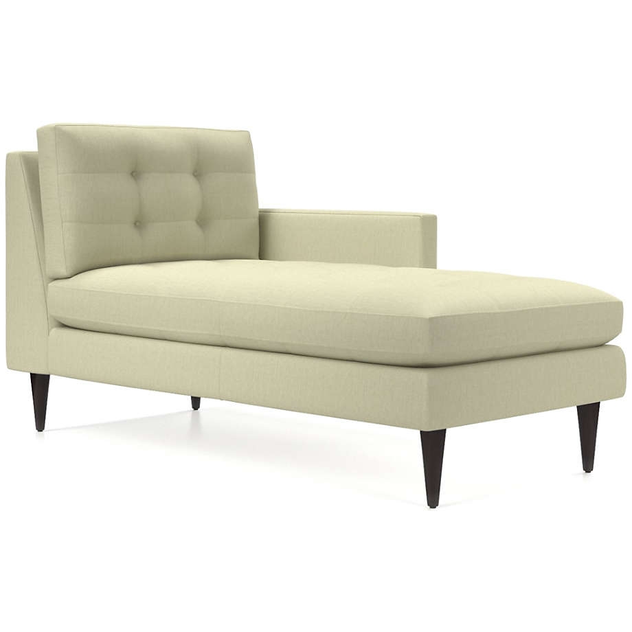 Petrie Right Arm Midcentury Chaise Lounge - Image 0