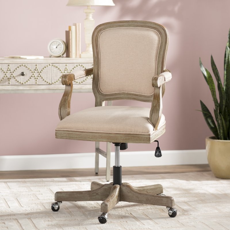 Akron Task Chair / Beige/Gray Wash - Image 1