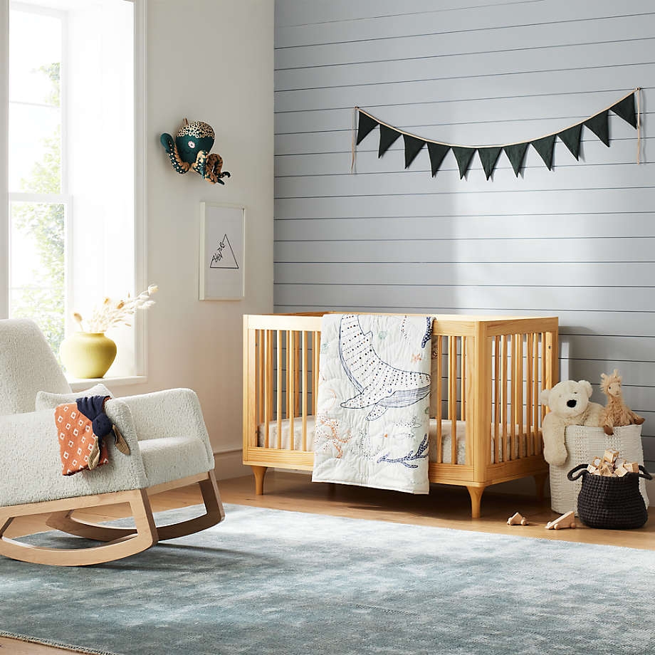 Babyletto Lolly Natural 3 in 1 Convertible Crib - Image 1