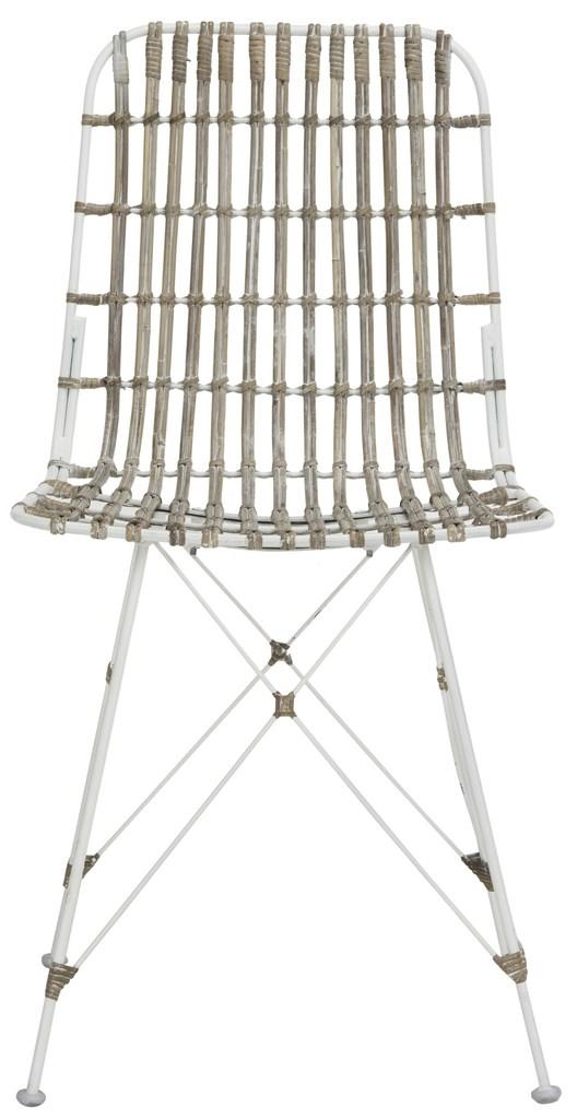 Minerva Wicker Dining Chair (Set of 2) - White Wash - Arlo Home - Image 1
