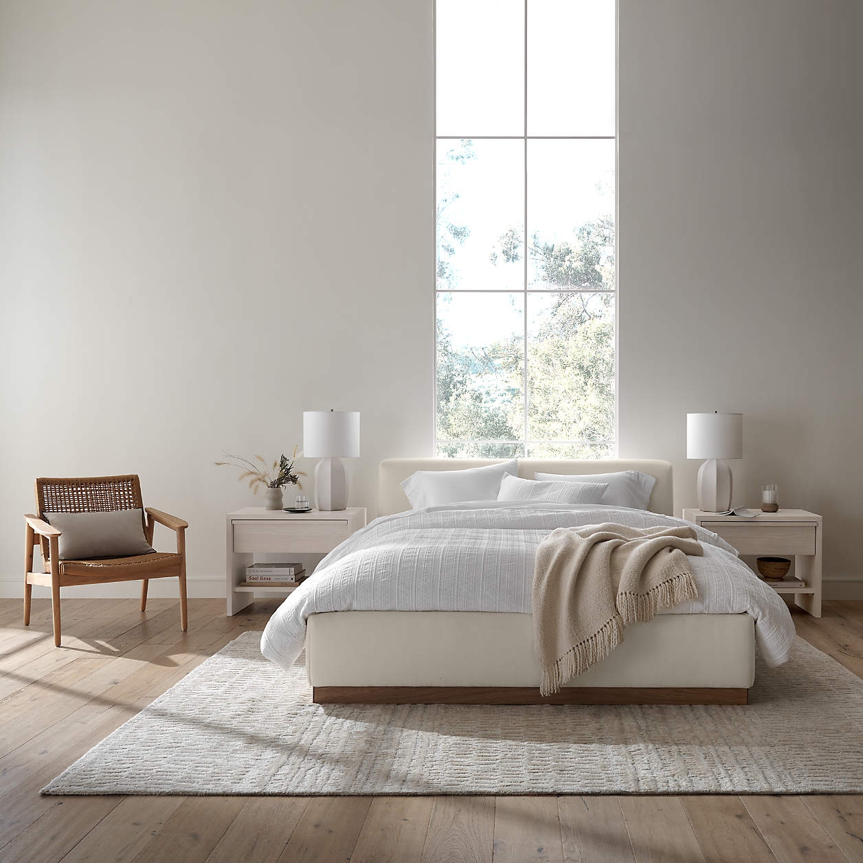 Gather Ivory Upholstered King Bed - Image 6