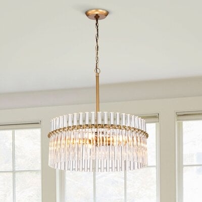 Neva 5 - Light Candle Style Drum Chandelier - Image 0