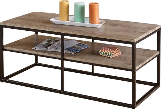 Forteau Frame Coffee Table with Storage - Image 0
