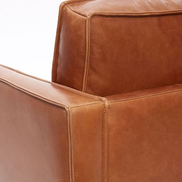 Axel Armchair Leather, Saddle - Image 3