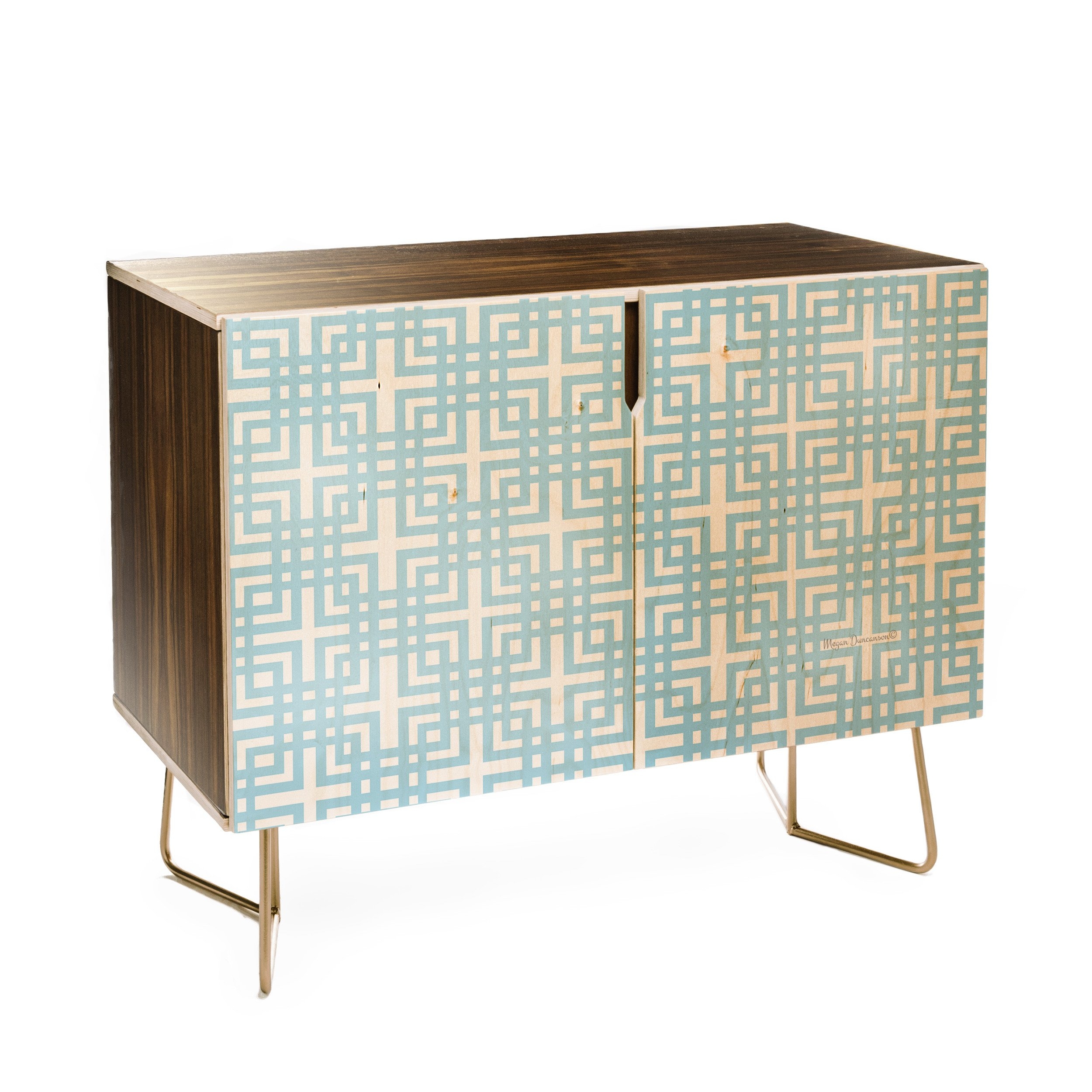 TROPICAL FUSION 12 BLUE PATTERN Credenza - Image 0