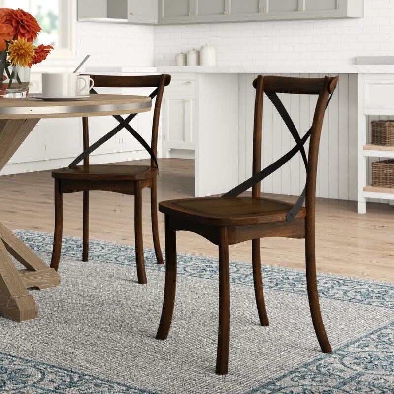 Aguon Solid Wood Dining Chair (Set of 2) - Image 1